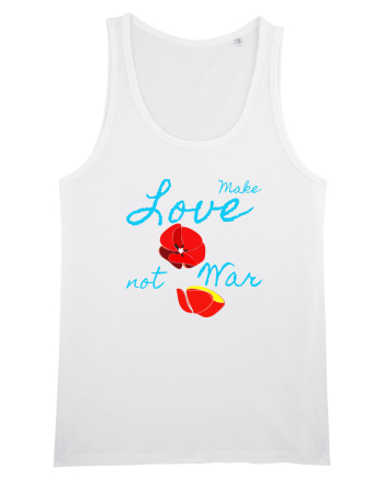 Make Love Not War 7 White
