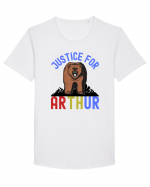 Justice For Arthur Tricou mânecă scurtă guler larg Bărbat Skater