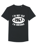 I'm Not Old I'm Awesome 1967 Tricou mânecă scurtă guler larg Bărbat Skater