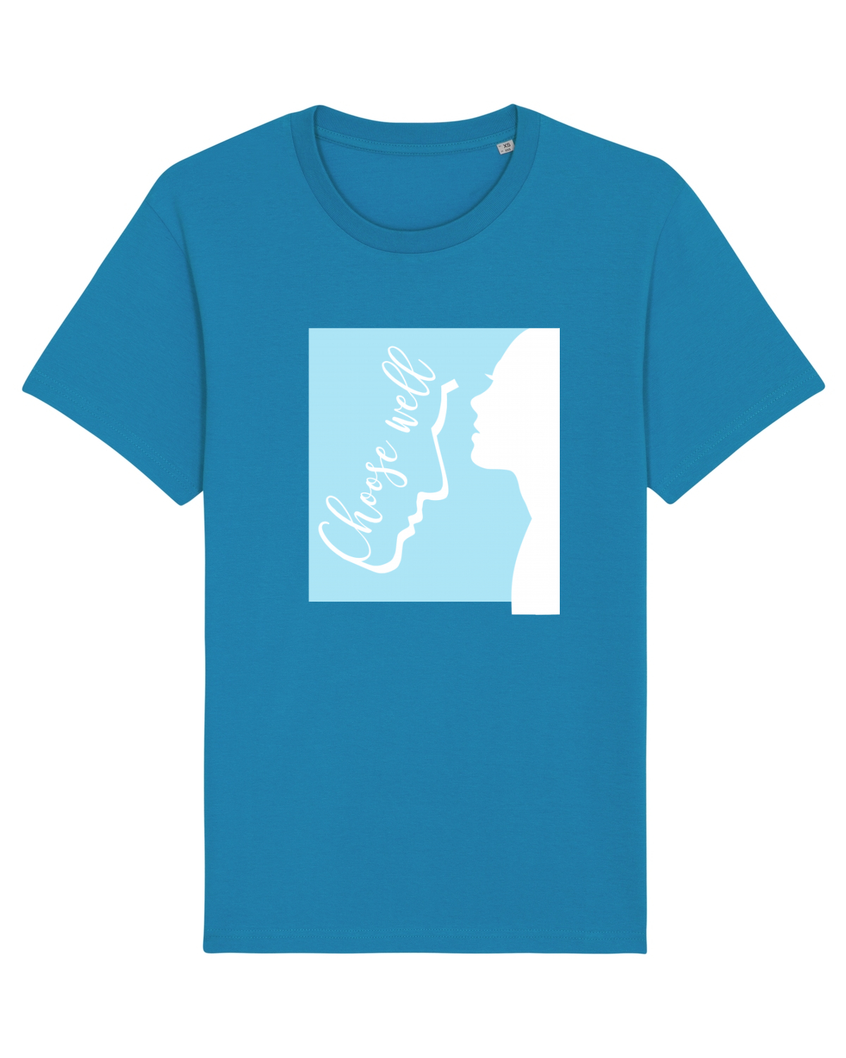 Tricou mânecă scurtă Unisex Rocker Azur