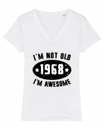 I'm Not Old I'm Awesome 1968 Tricou mânecă scurtă guler V Damă Evoker