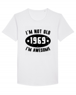 I'm Not Old I'm Awesome 1969 Tricou mânecă scurtă guler larg Bărbat Skater