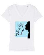 Make it Last Tricou mânecă scurtă guler V Damă Evoker