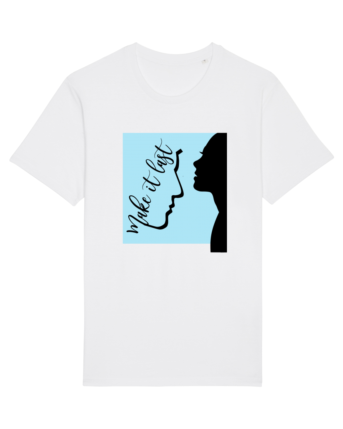 Tricou mânecă scurtă Unisex Rocker White