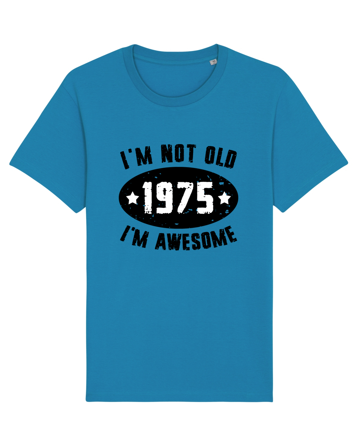 Tricou mânecă scurtă Unisex Rocker Azur