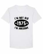 I'm Not Old I'm Awesome 1975 Tricou mânecă scurtă guler larg Bărbat Skater