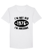 I'm Not Old I'm Awesome 1976 Tricou mânecă scurtă guler larg Bărbat Skater
