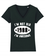 I'm Not Old I'm Awesome 1988 Tricou mânecă scurtă guler V Damă Evoker