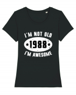 I'm Not Old I'm Awesome 1988 Tricou mânecă scurtă guler larg fitted Damă Expresser