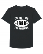 I'm Not Old I'm Awesome 1988 Tricou mânecă scurtă guler larg Bărbat Skater