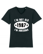 I'm Not Old I'm Awesome 1987 Tricou mânecă scurtă guler V Bărbat Presenter