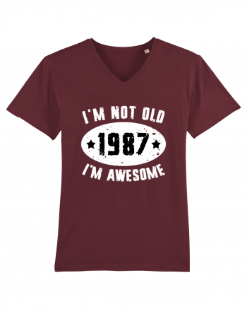 I'm Not Old I'm Awesome 1987 Burgundy