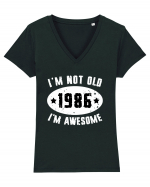 I'm Not Old I'm Awesome 1986 Tricou mânecă scurtă guler V Damă Evoker