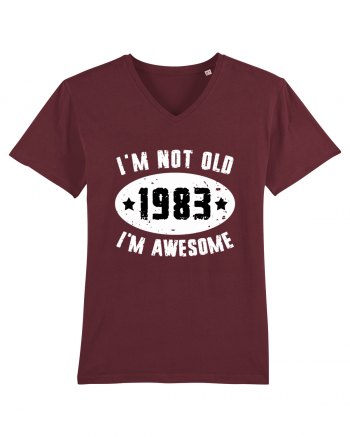 I'm Not Old I'm Awesome 1983 Burgundy