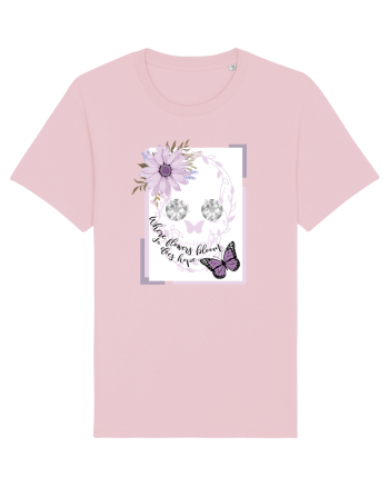 Where Flowers Bloom Cotton Pink