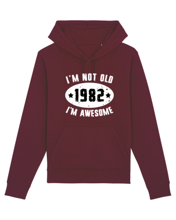 I'm Not Old I'm Awesome 1982 Burgundy