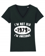 I'm Not Old I'm Awesome 1979 Tricou mânecă scurtă guler V Damă Evoker