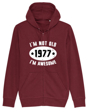 I'm Not Old I'm Awesome 1977 Burgundy