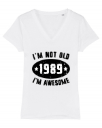 I'm Not Old I'm Awesome 1989 Tricou mânecă scurtă guler V Damă Evoker