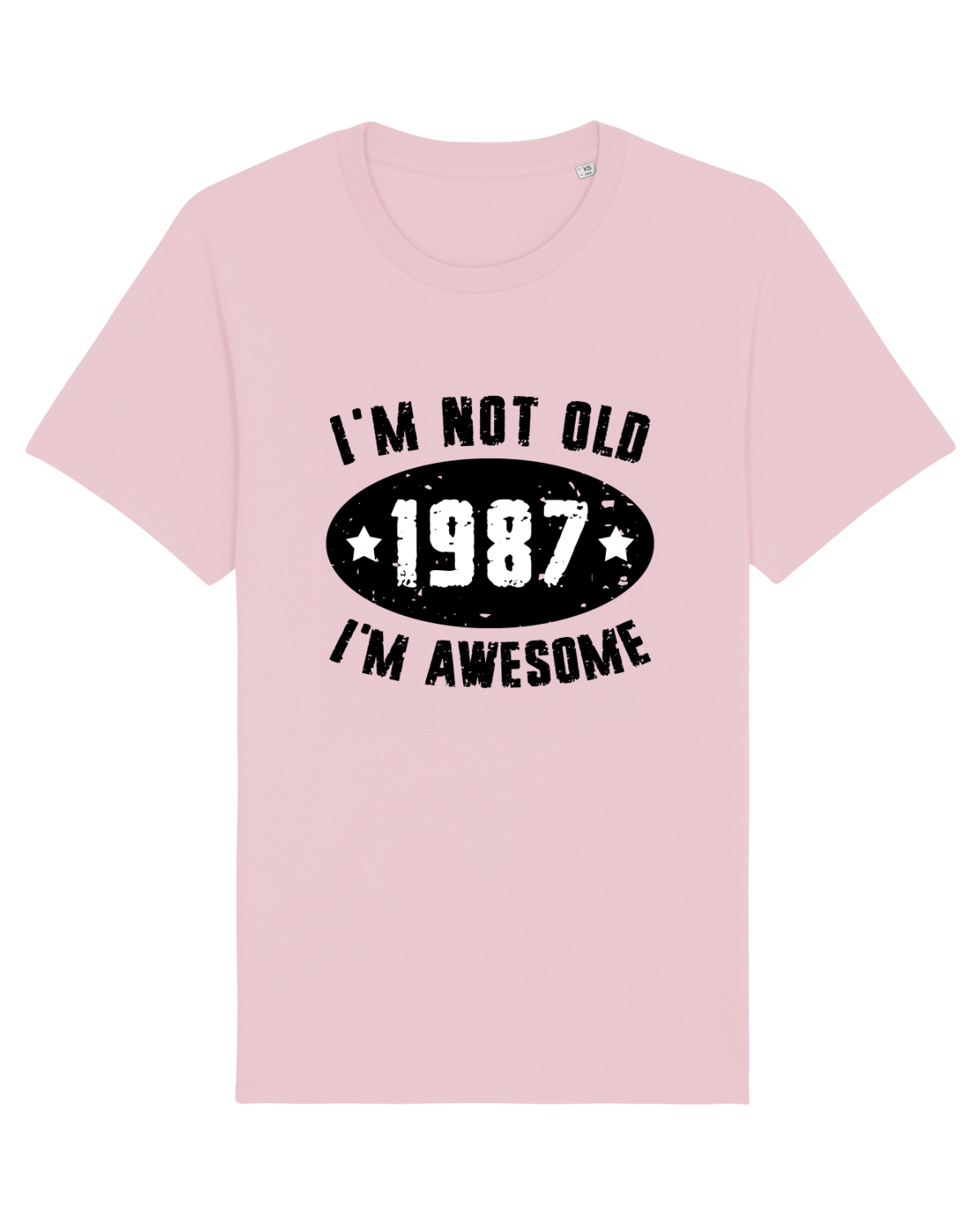 Tricou mânecă scurtă Unisex Rocker Cotton Pink