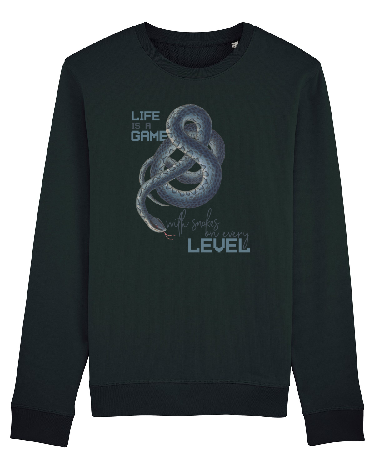 Bluză mânecă lungă Unisex Rise Black
