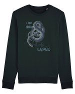 Life is a game Bluză mânecă lungă Unisex Rise