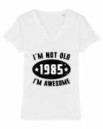 I'm Not Old I'm Awesome 1985 Tricou mânecă scurtă guler V Damă Evoker