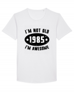 I'm Not Old I'm Awesome 1985 Tricou mânecă scurtă guler larg Bărbat Skater