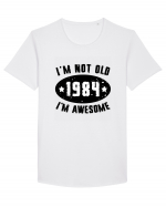 I'm Not Old I'm Awesome 1984 Tricou mânecă scurtă guler larg Bărbat Skater