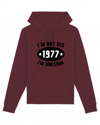 I'm Not Old I'm Awesome 1977 Burgundy