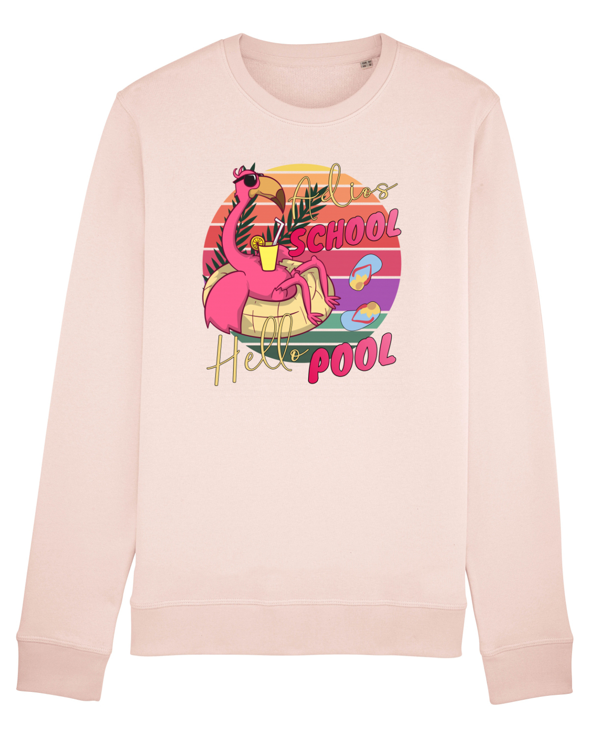 Bluză mânecă lungă Unisex Rise Candy Pink