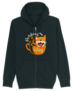 Ziua Perfecta Cafea Drumetie Catelul Shiba Inu Hanorac cu fermoar Unisex Connector