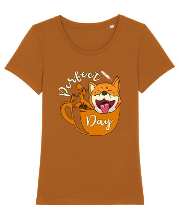 Ziua Perfecta Cafea Drumetie Catelul Shiba Inu Roasted Orange