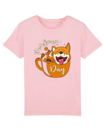 Ziua Perfecta Cafea Drumetie Catelul Shiba Inu Cotton Pink