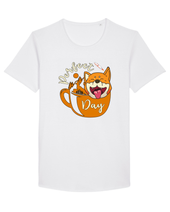 Ziua Perfecta Cafea Drumetie Catelul Shiba Inu White