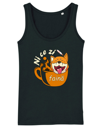 Shiba Inu Caine Cafea Ni Ce Zi Faina Ardelean la Drumetie Black