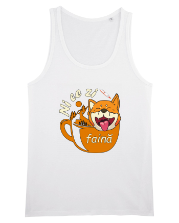 Shiba Inu Caine Cafea Ni Ce Zi Faina Ardelean la Drumetie White