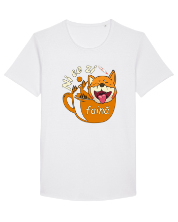 Shiba Inu Caine Cafea Ni Ce Zi Faina Ardelean la Drumetie White