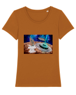 The Cathedral Of Timisoara Tricou mânecă scurtă guler larg fitted Damă Expresser