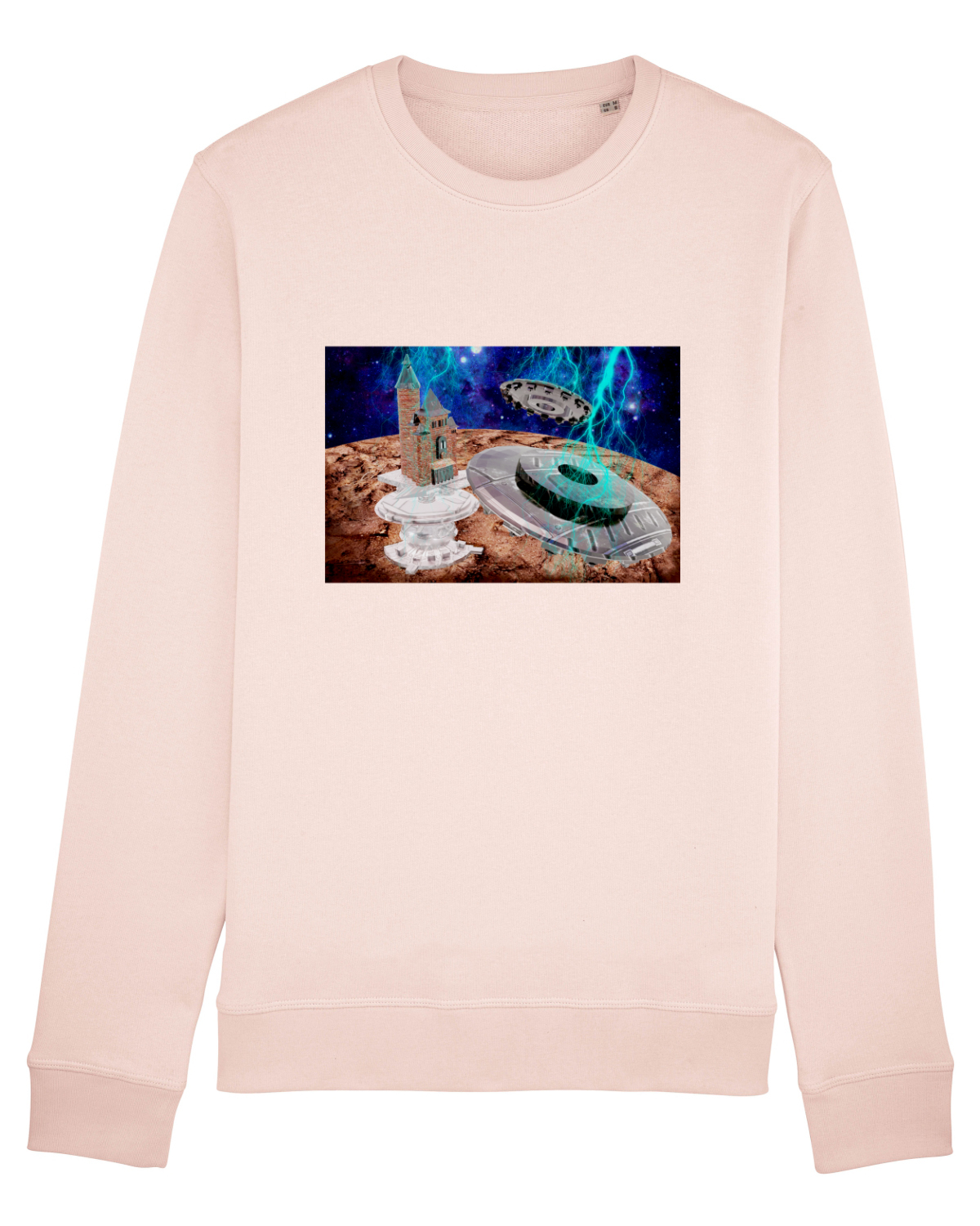 Bluză mânecă lungă Unisex Rise Candy Pink