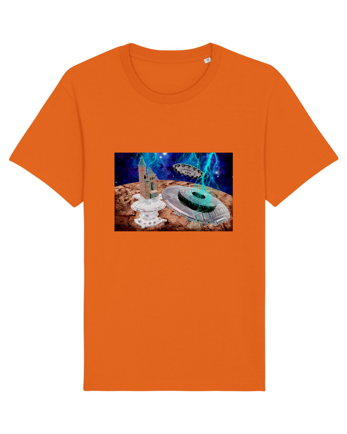 Tricou mânecă scurtă Unisex Rocker Bright Orange