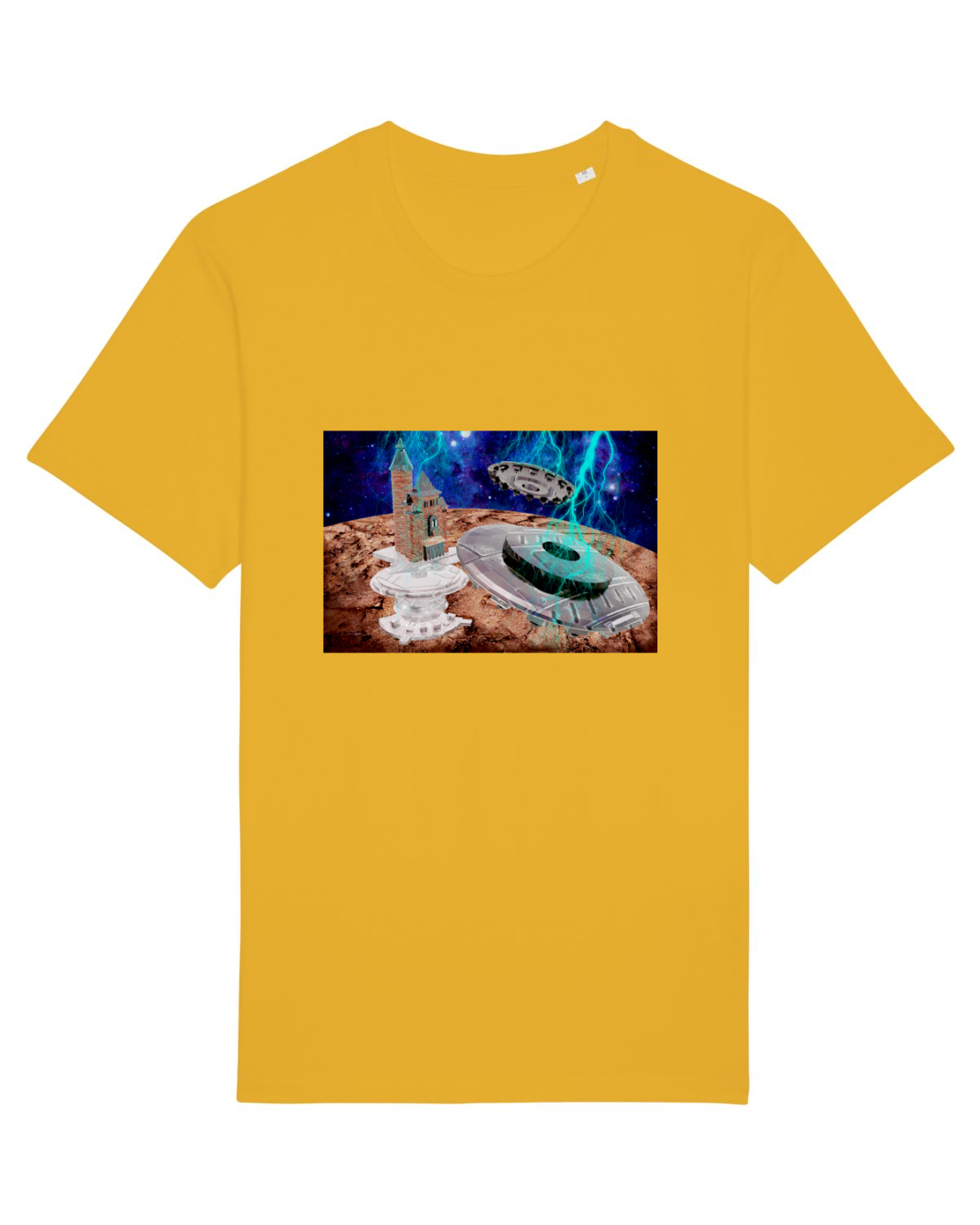 Tricou mânecă scurtă Unisex Rocker Spectra Yellow