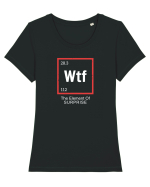 WTF Tricou mânecă scurtă guler larg fitted Damă Expresser