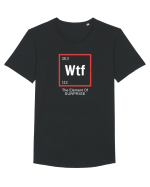 WTF Tricou mânecă scurtă guler larg Bărbat Skater