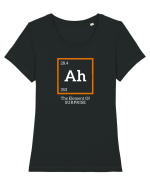 AH  Tricou mânecă scurtă guler larg fitted Damă Expresser