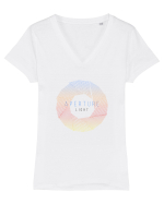 Aperture Light Tricou mânecă scurtă guler V Damă Evoker