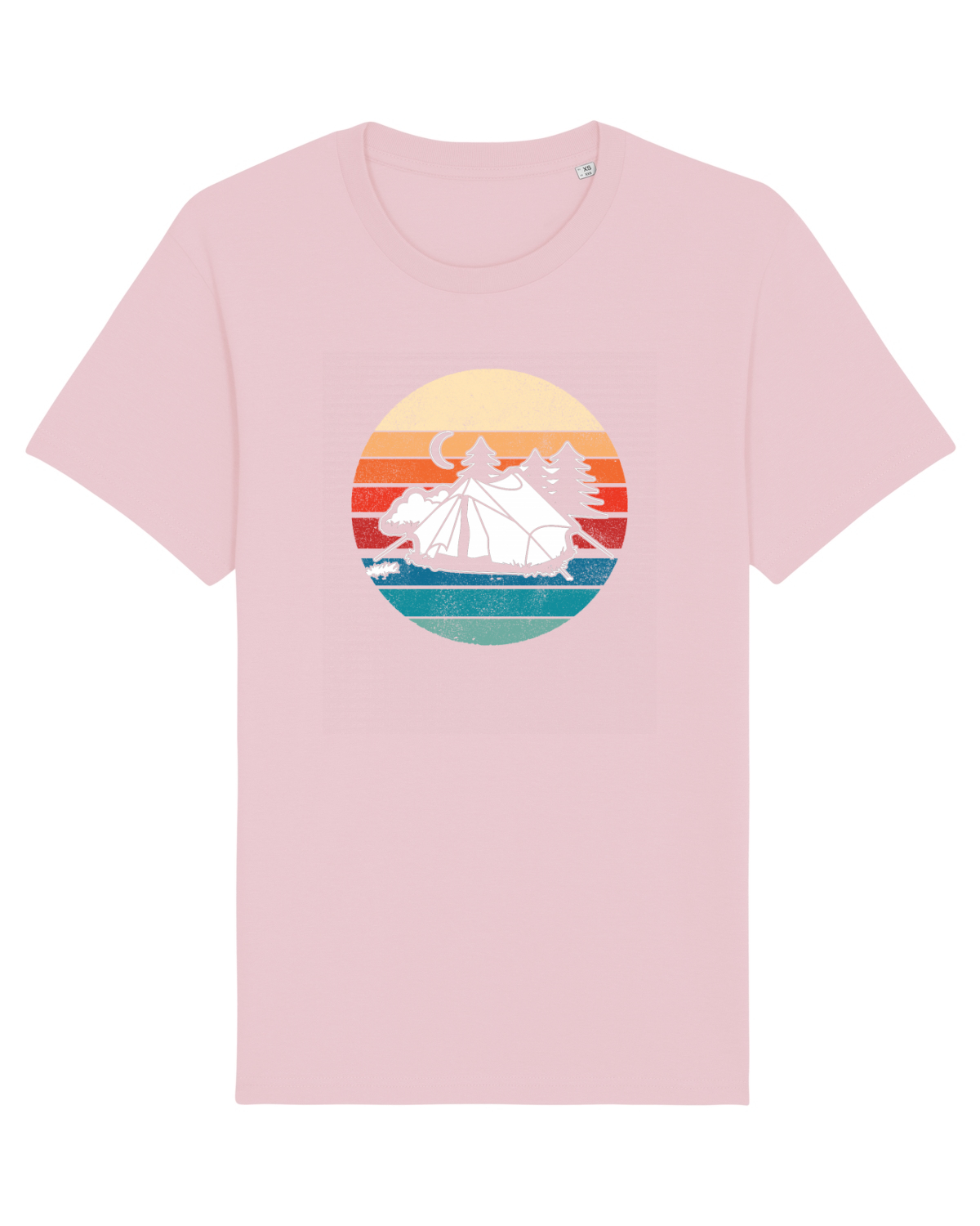 Tricou mânecă scurtă Unisex Rocker Cotton Pink