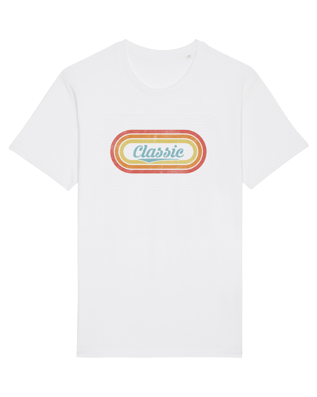 Tricou mânecă scurtă Unisex Rocker White