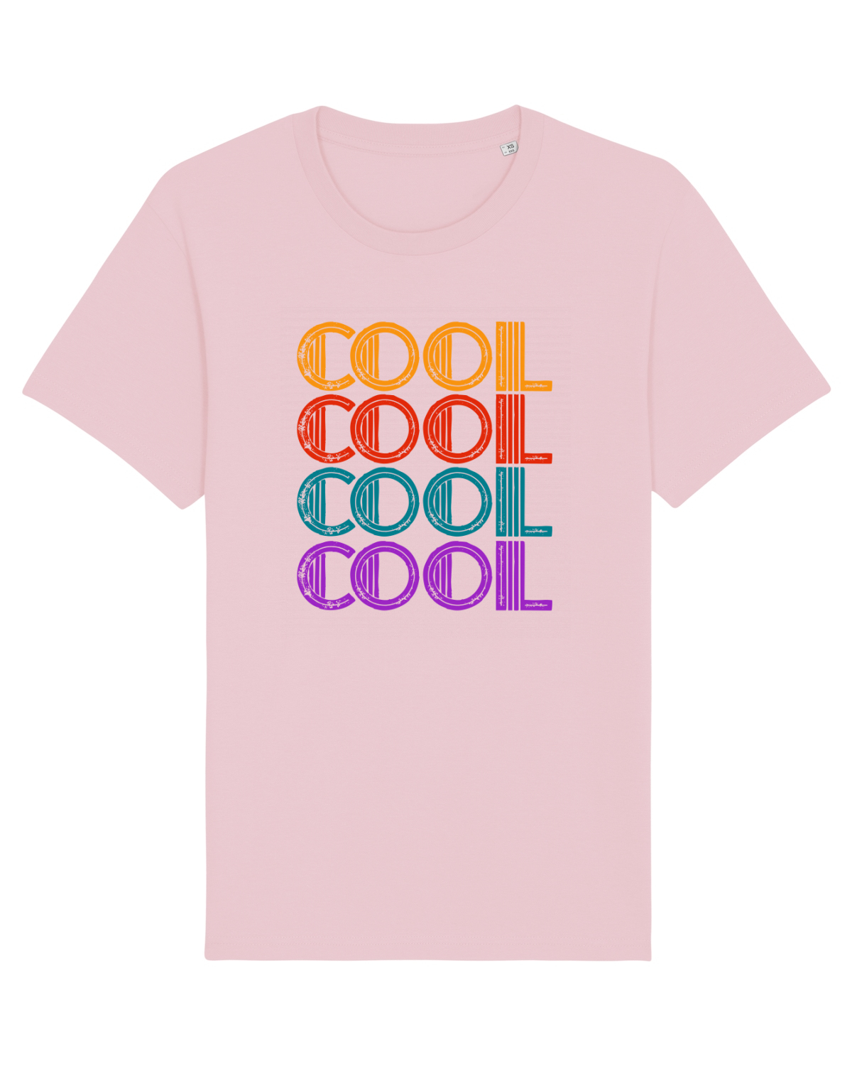 Tricou mânecă scurtă Unisex Rocker Cotton Pink