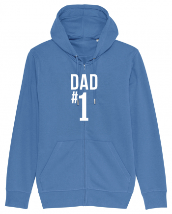 Number 1 Dad Bright Blue